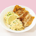 Crunchy Chicken Alfredo Pasta