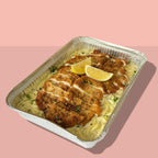 Crunchy Chicken Alfredo Pasta