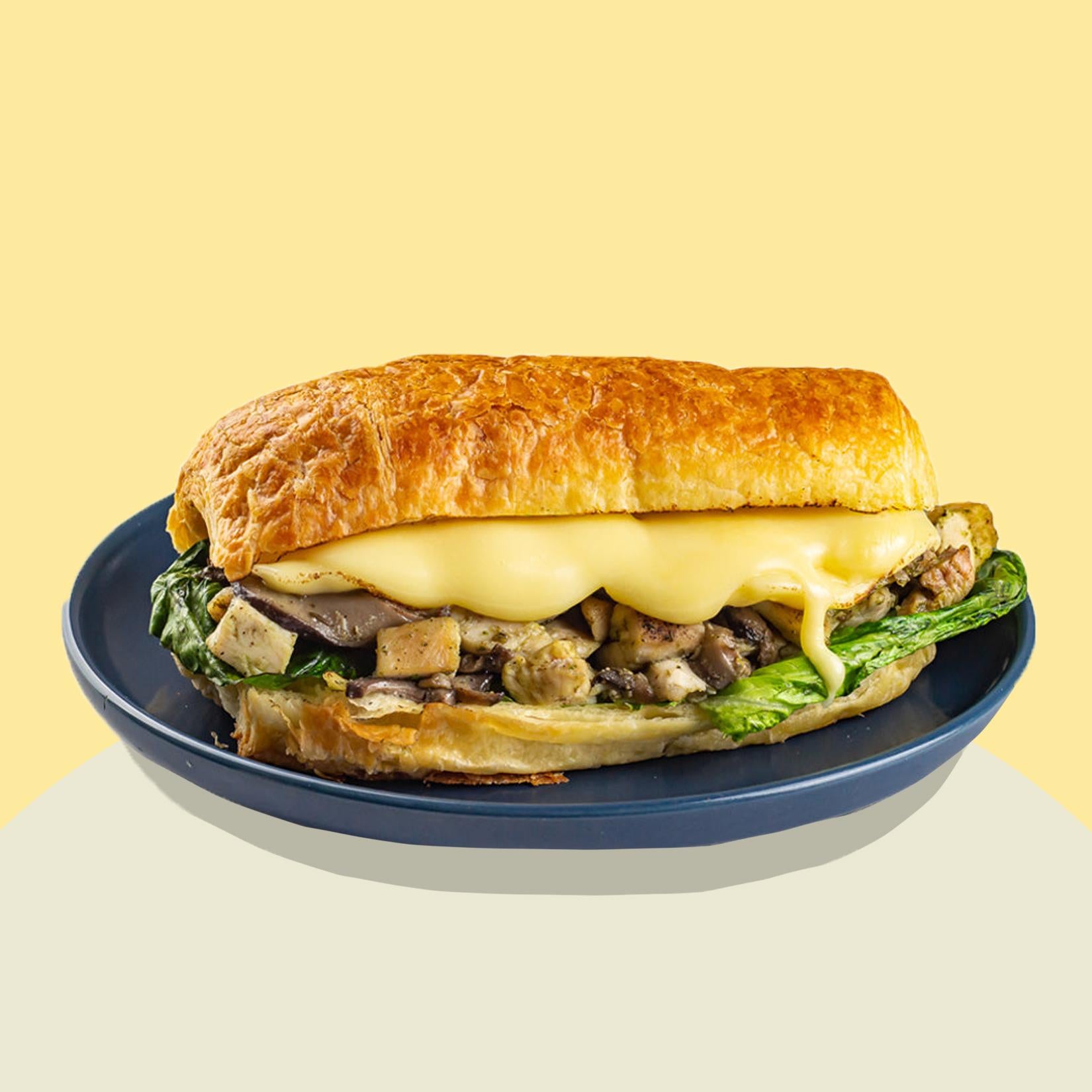 Chicken Shiitake Pesto Sandwich