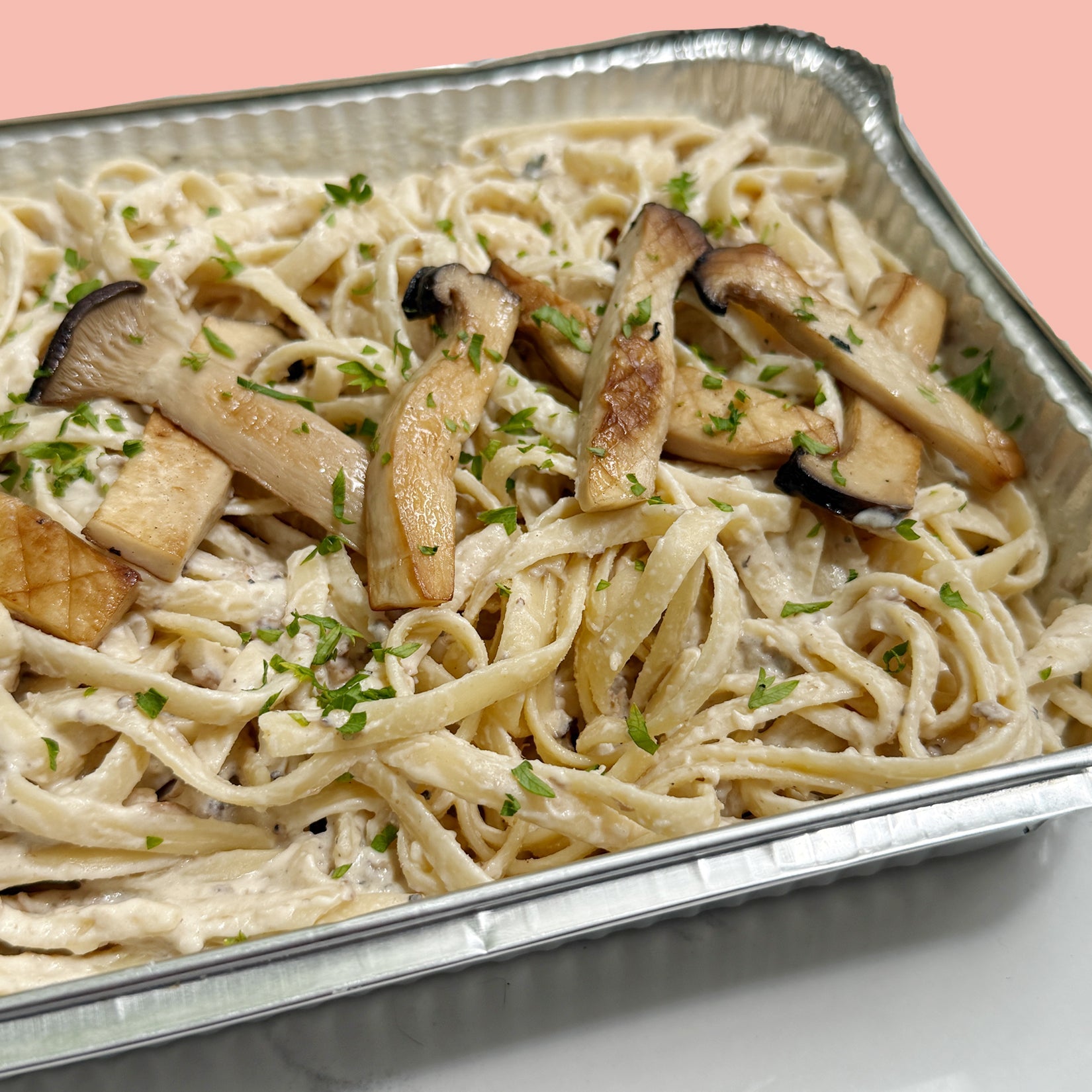 Creamy Triple Mushroom Pasta