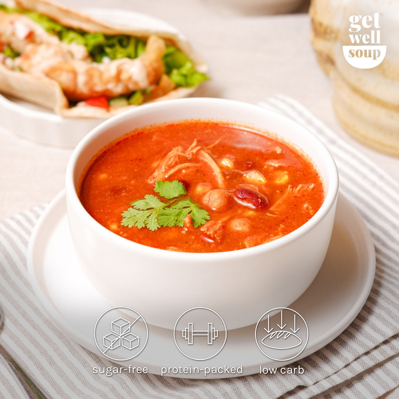 Creamy Chicken Enchilada Soup
