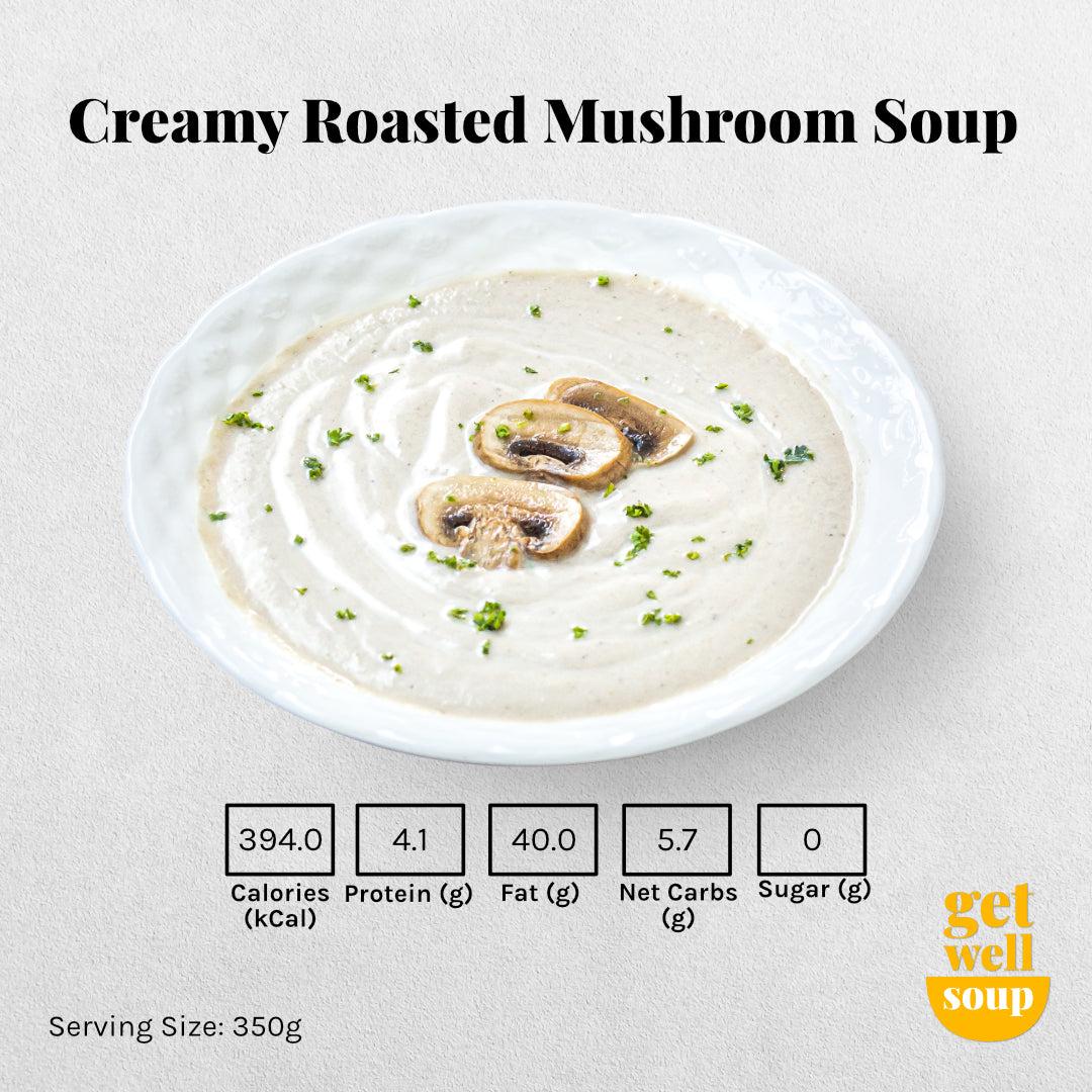 Creamy Roasted Mushroom Soup