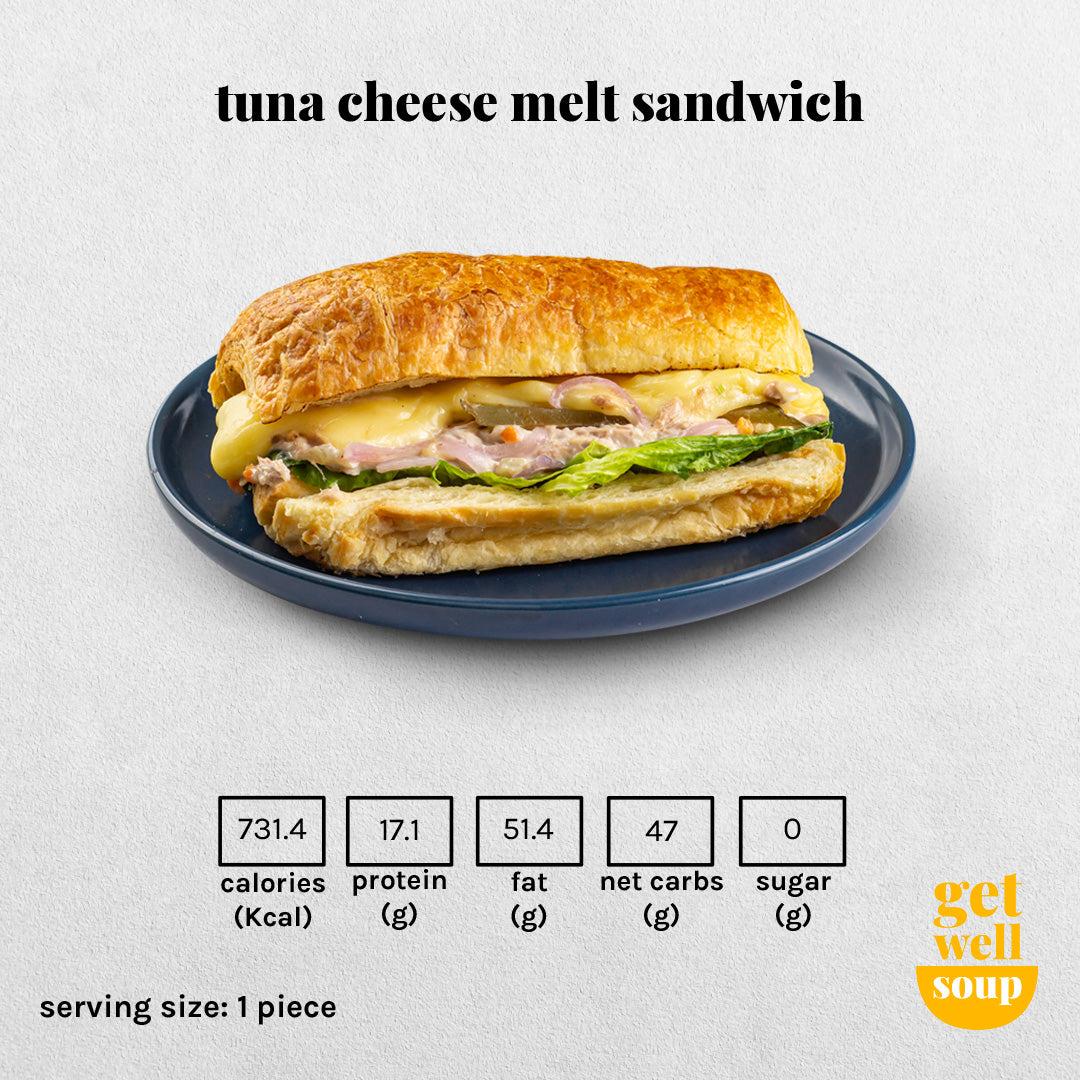 Tuna Cheese Melt Sandwich