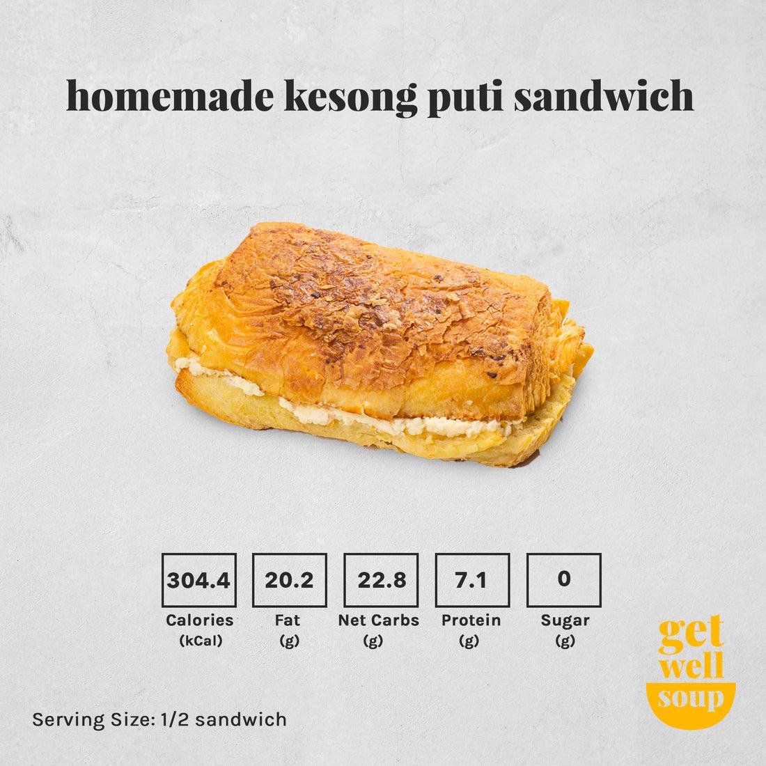 Homemade Kesong Puti Sandwich