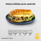 Chicken Shiitake Pesto Sandwich