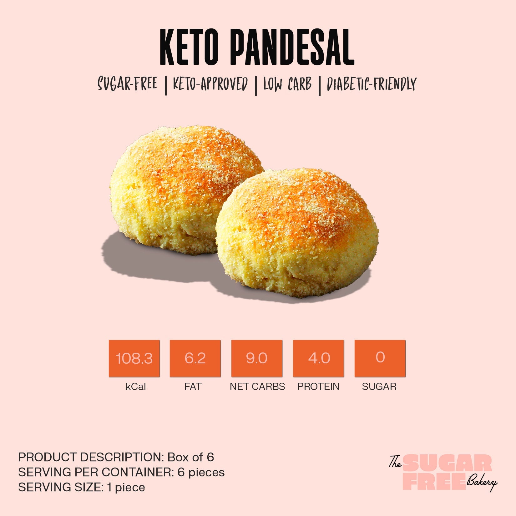 pandesal | keto pandesal | sugar free bread | sugar free | sugar free bread near me