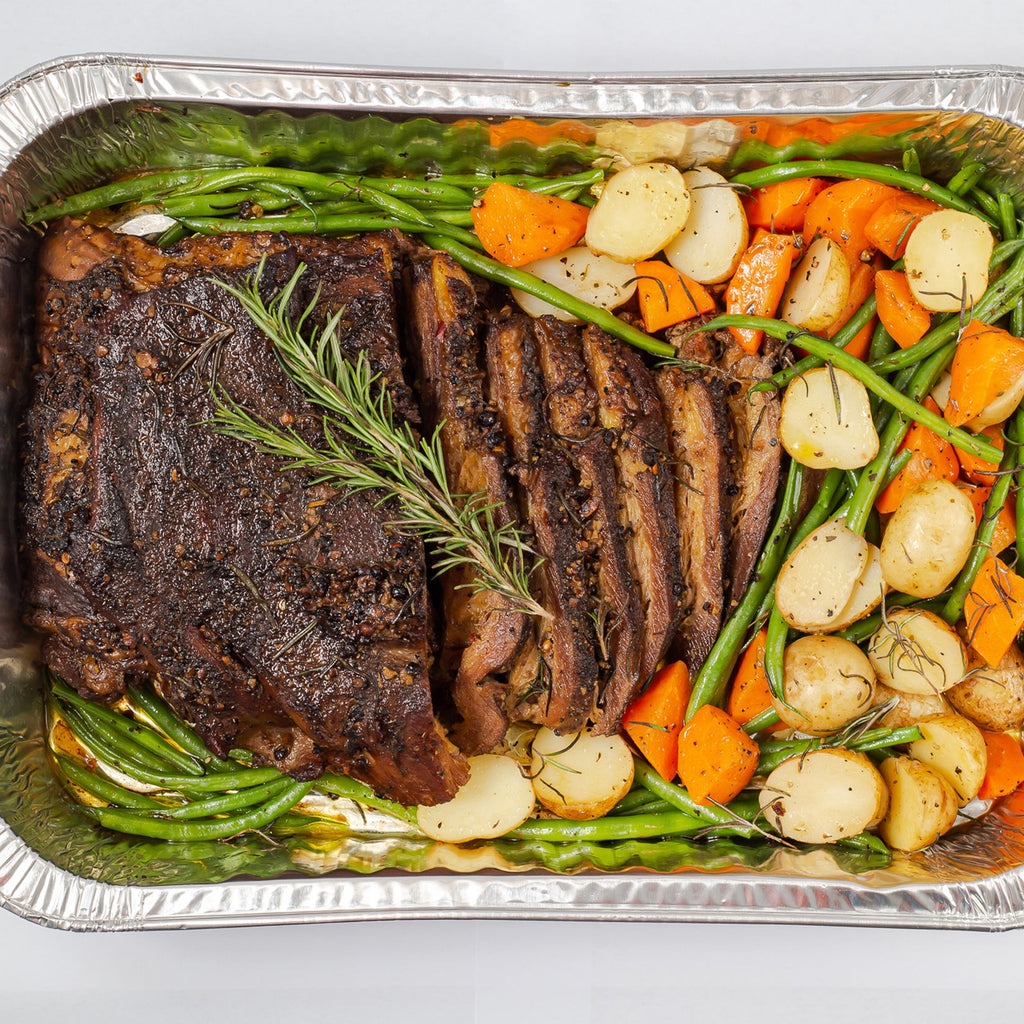 Rosemary-Peppercorn Crusted Roast Beef