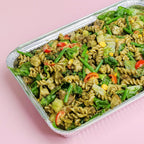 roasted chicken | chicken pesto pasta salad | salad |party tray | food tray 