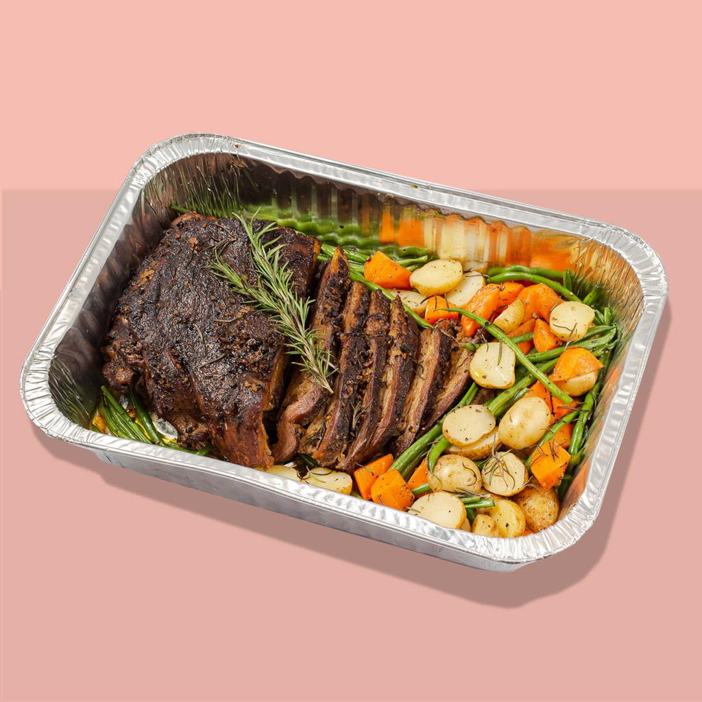 Rosemary-Peppercorn Crusted Roast Beef