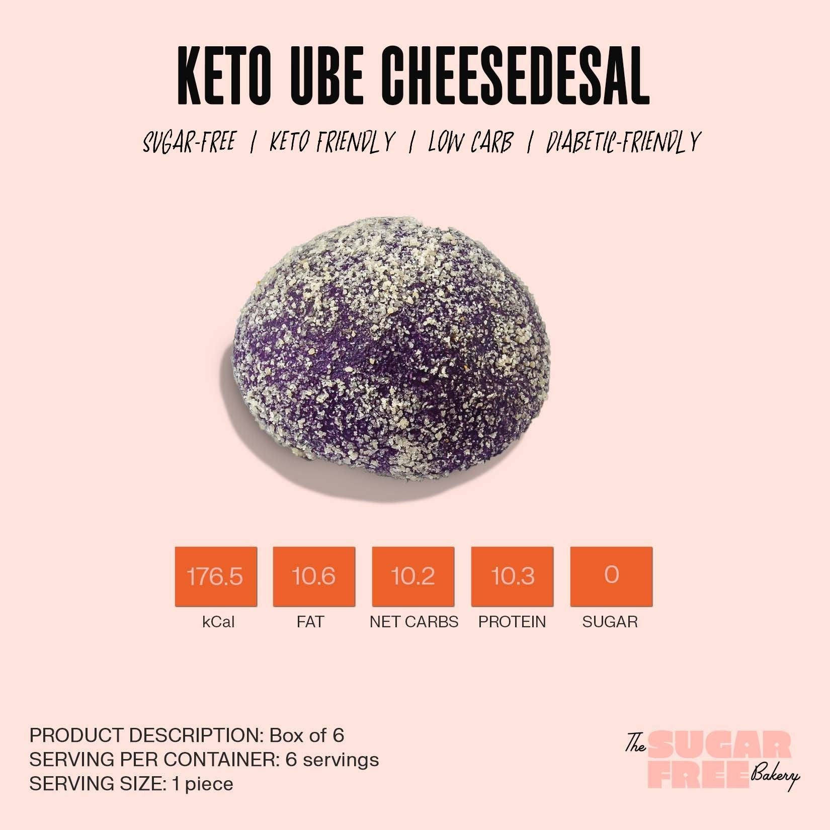 Keto Ube Cheesedesal