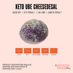 Keto Ube Cheesedesal (Frozen)