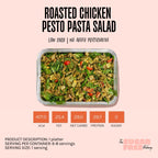 Roasted Chicken Pesto Pasta Salad