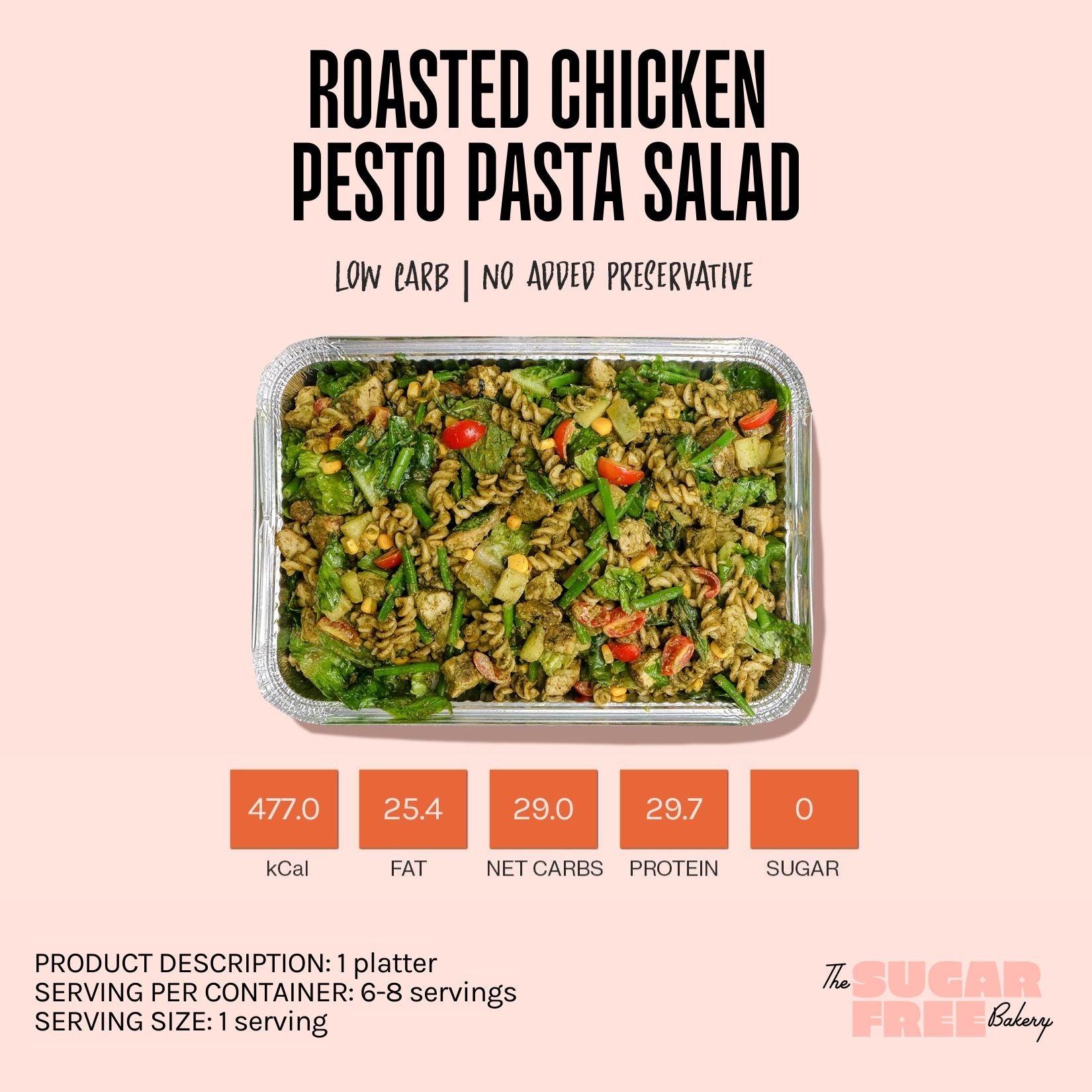 Roasted Chicken Pesto Pasta Salad