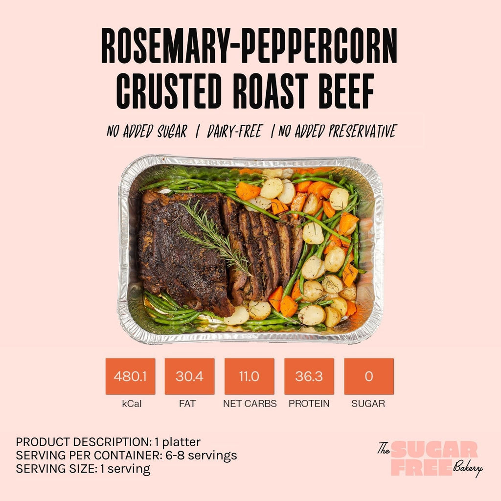 Rosemary-Peppercorn Crusted Roast Beef
