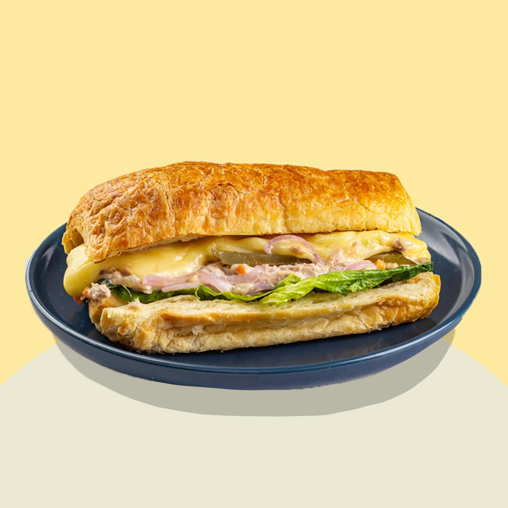 Tuna Cheese Melt Sandwich