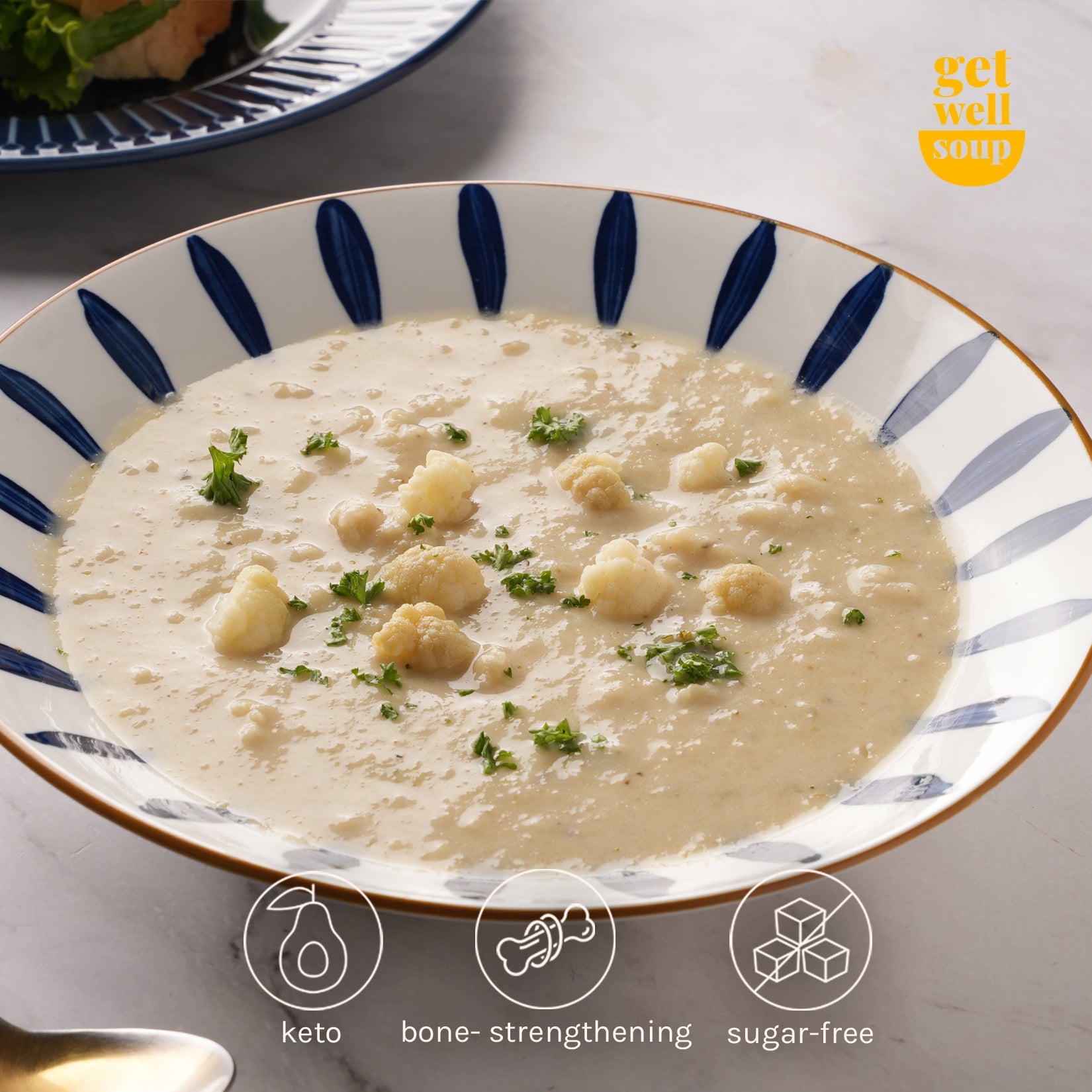 Creamy Roasted Cauliflower Soup
