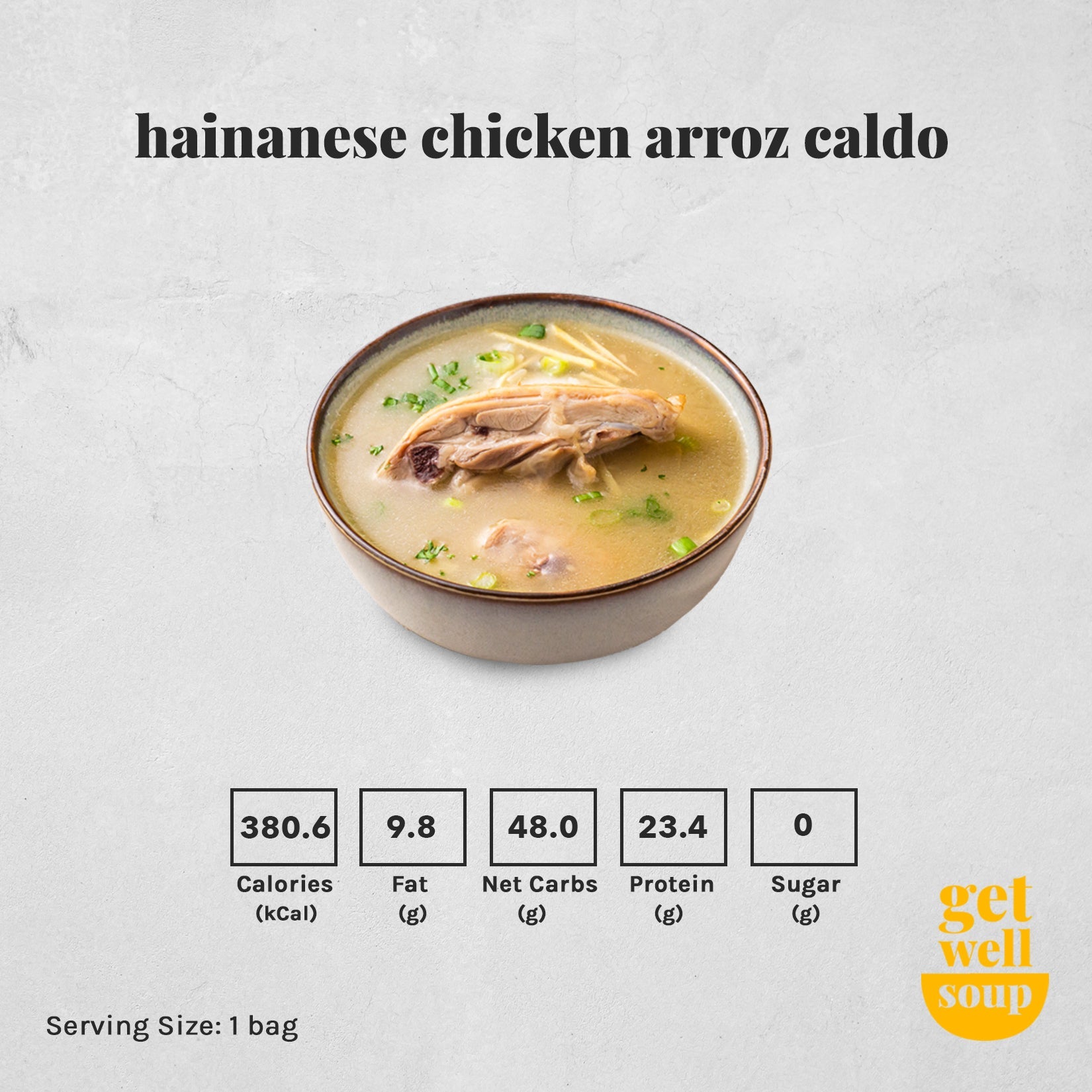 Hainanese Chicken Arroz Caldo