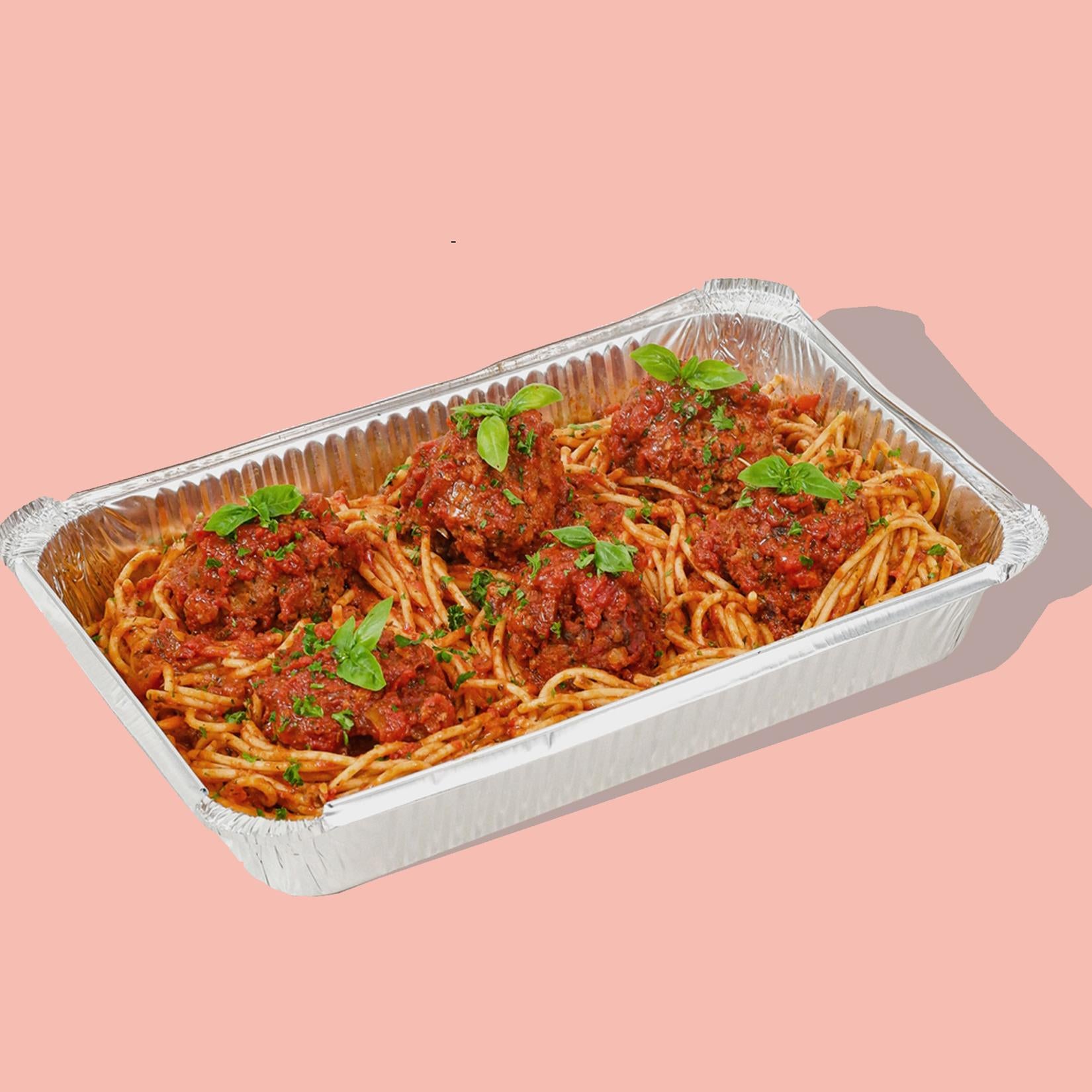 Deli Style Spaghetti with Meatballs